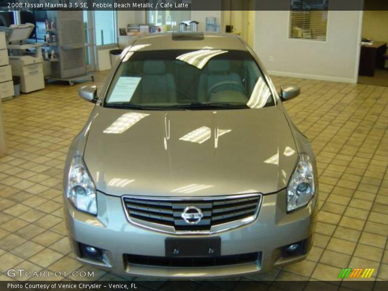 Pebble Beach Metallic / Cafe Latte 2008 Nissan Maxima 3.5 SE