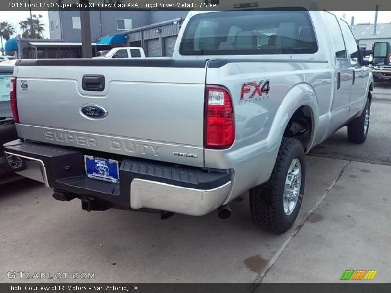 Ingot Silver Metallic / Steel 2016 Ford F250 Super Duty XL Crew Cab 4x4