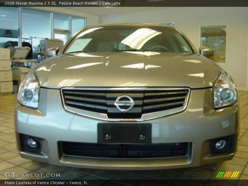 Pebble Beach Metallic / Cafe Latte 2008 Nissan Maxima 3.5 SE