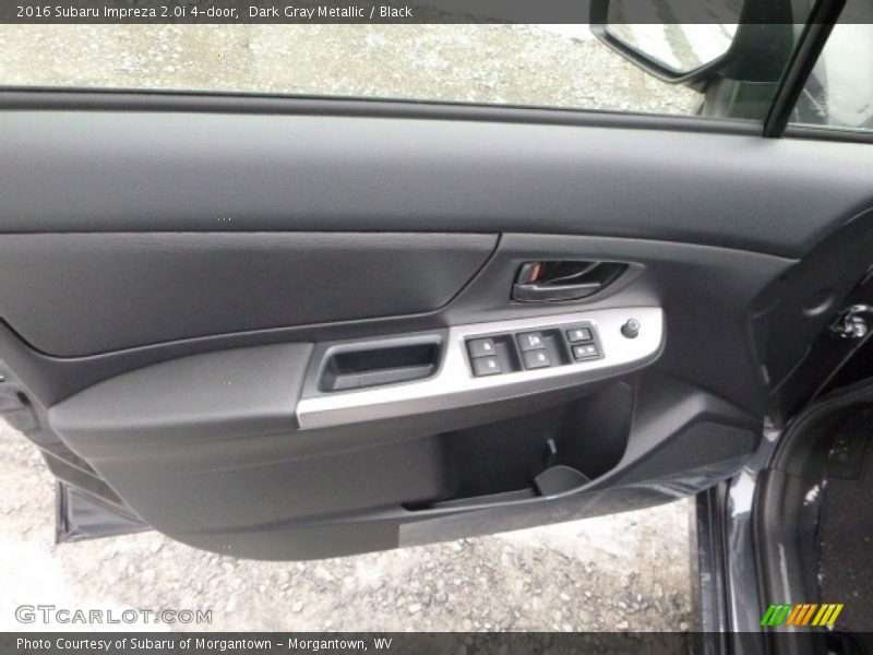 Dark Gray Metallic / Black 2016 Subaru Impreza 2.0i 4-door