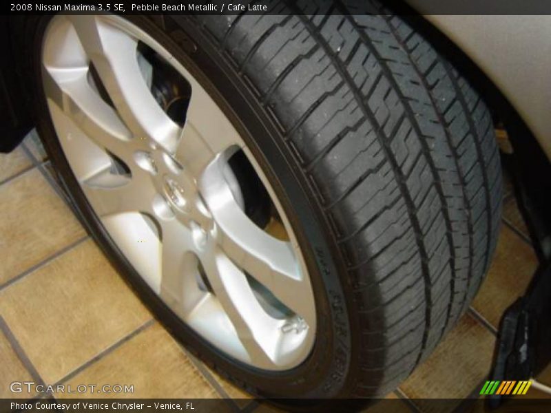 Pebble Beach Metallic / Cafe Latte 2008 Nissan Maxima 3.5 SE
