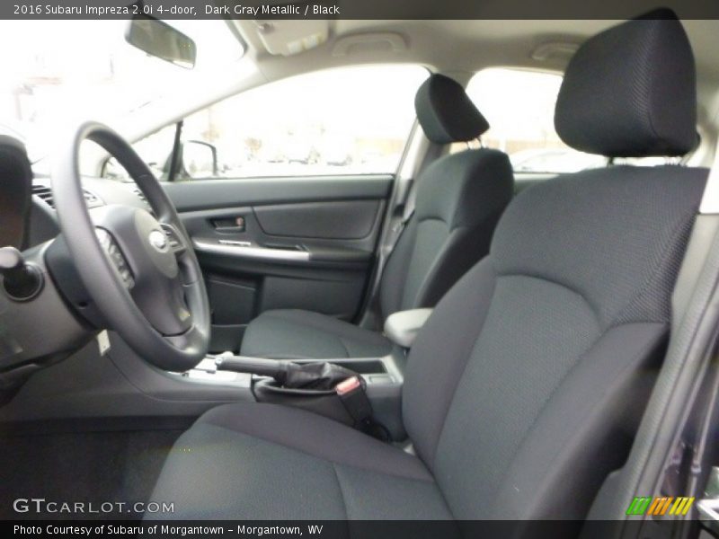 Dark Gray Metallic / Black 2016 Subaru Impreza 2.0i 4-door