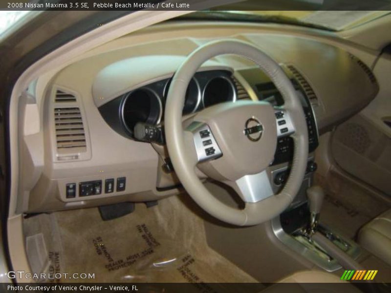 Pebble Beach Metallic / Cafe Latte 2008 Nissan Maxima 3.5 SE