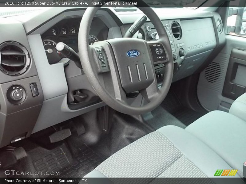 Ingot Silver Metallic / Steel 2016 Ford F250 Super Duty XL Crew Cab 4x4