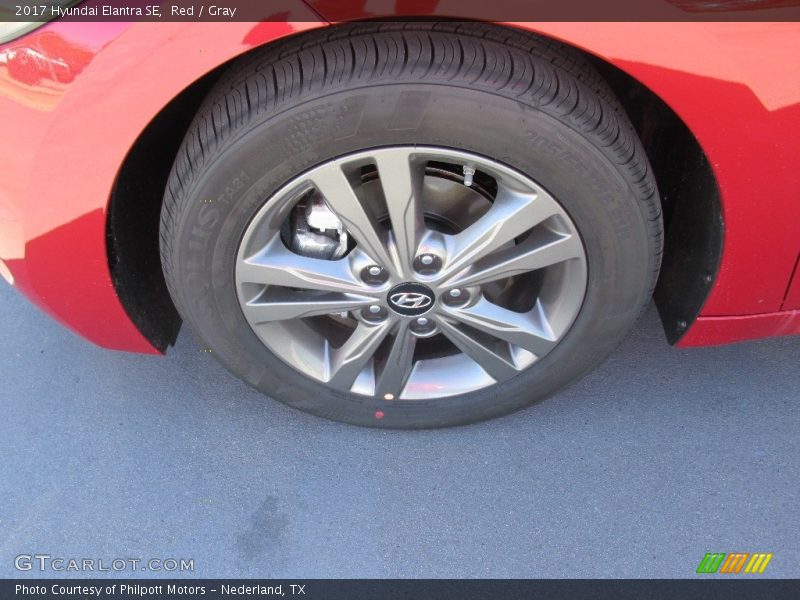 Red / Gray 2017 Hyundai Elantra SE