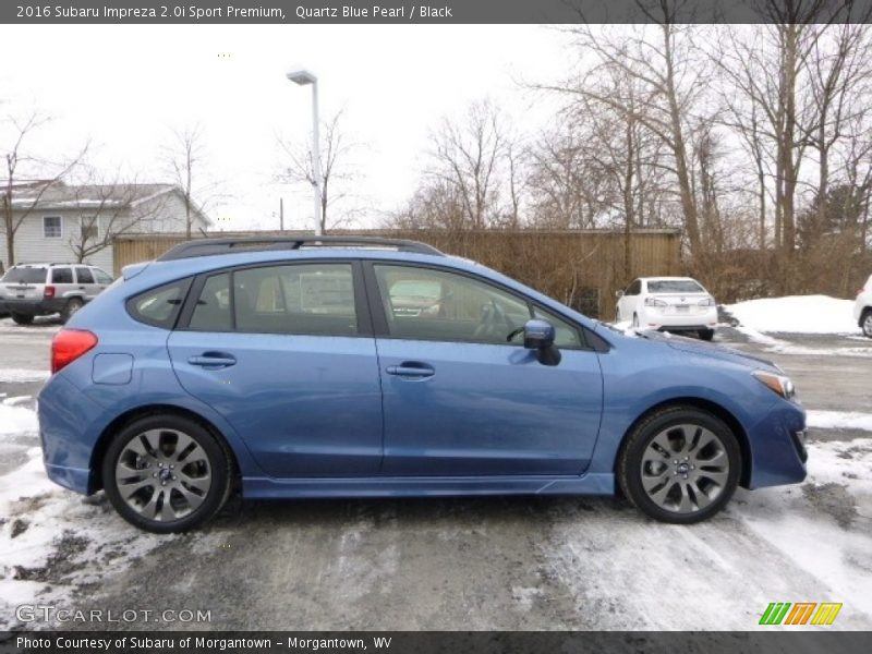 Quartz Blue Pearl / Black 2016 Subaru Impreza 2.0i Sport Premium
