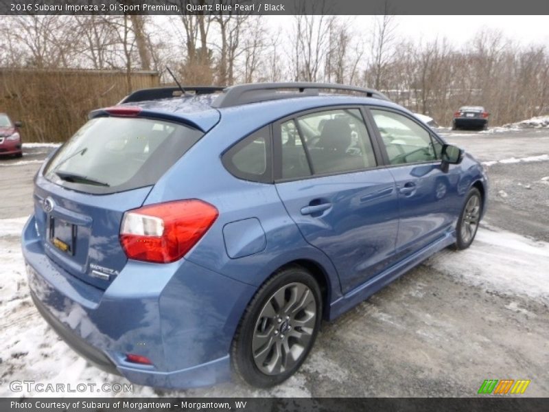 Quartz Blue Pearl / Black 2016 Subaru Impreza 2.0i Sport Premium