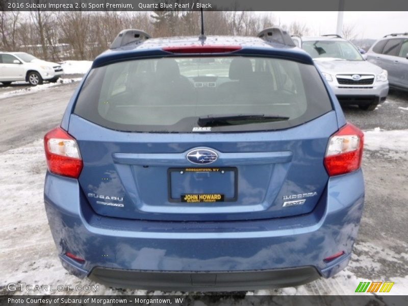 Quartz Blue Pearl / Black 2016 Subaru Impreza 2.0i Sport Premium