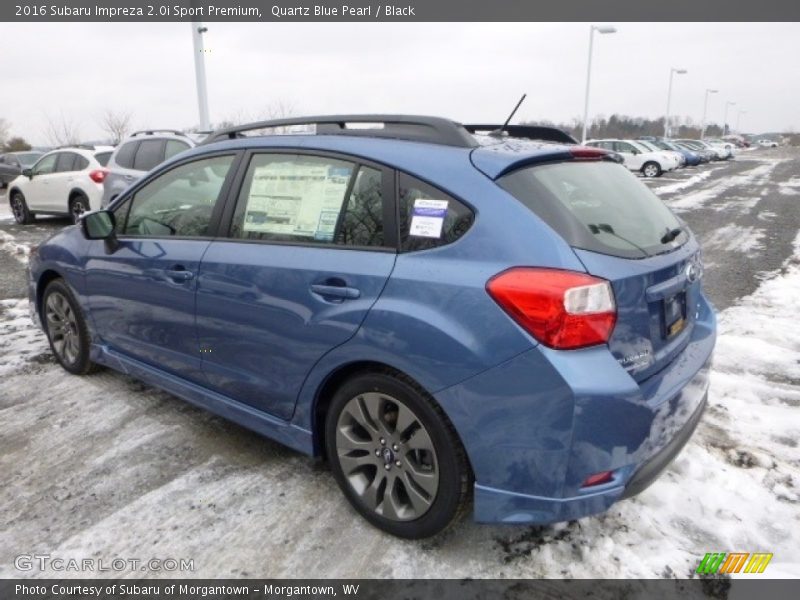 Quartz Blue Pearl / Black 2016 Subaru Impreza 2.0i Sport Premium