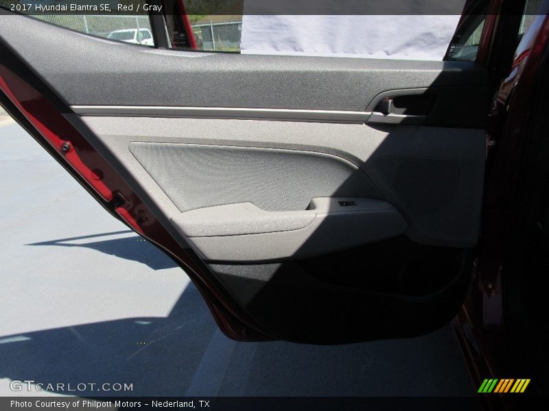 Red / Gray 2017 Hyundai Elantra SE