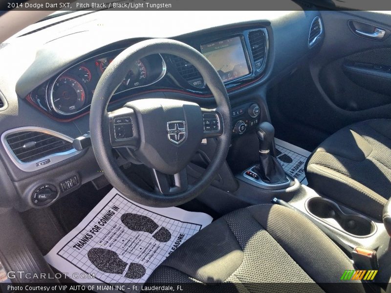 Pitch Black / Black/Light Tungsten 2014 Dodge Dart SXT