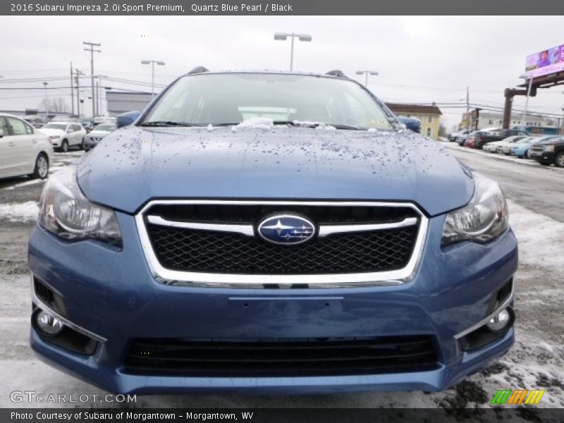 Quartz Blue Pearl / Black 2016 Subaru Impreza 2.0i Sport Premium