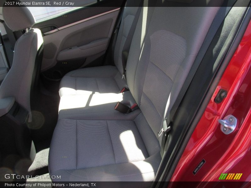 Red / Gray 2017 Hyundai Elantra SE