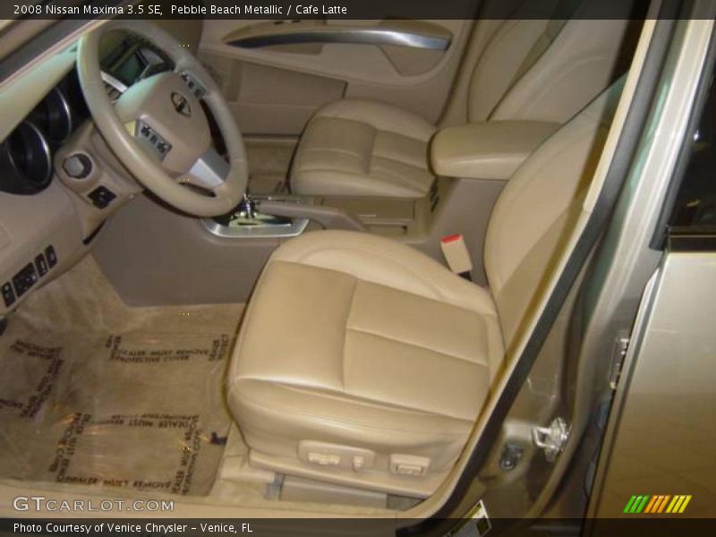 Pebble Beach Metallic / Cafe Latte 2008 Nissan Maxima 3.5 SE