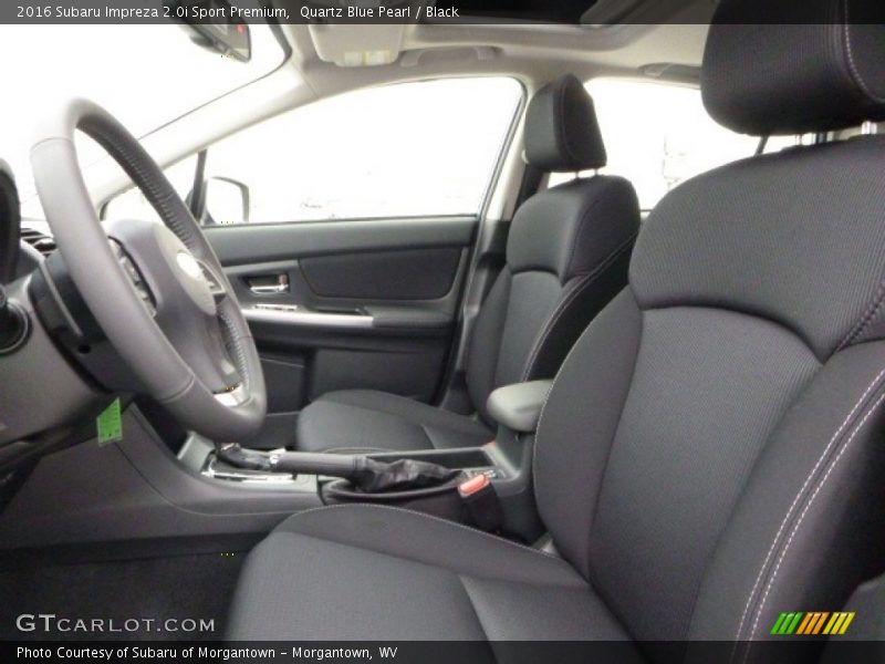 Quartz Blue Pearl / Black 2016 Subaru Impreza 2.0i Sport Premium