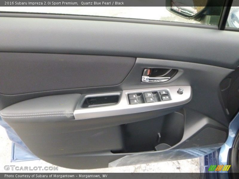 Quartz Blue Pearl / Black 2016 Subaru Impreza 2.0i Sport Premium