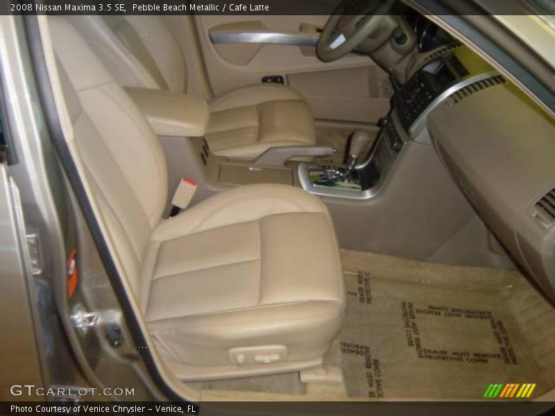 Pebble Beach Metallic / Cafe Latte 2008 Nissan Maxima 3.5 SE