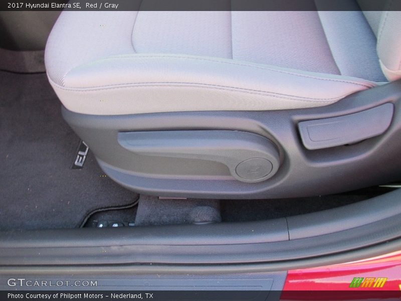 Red / Gray 2017 Hyundai Elantra SE