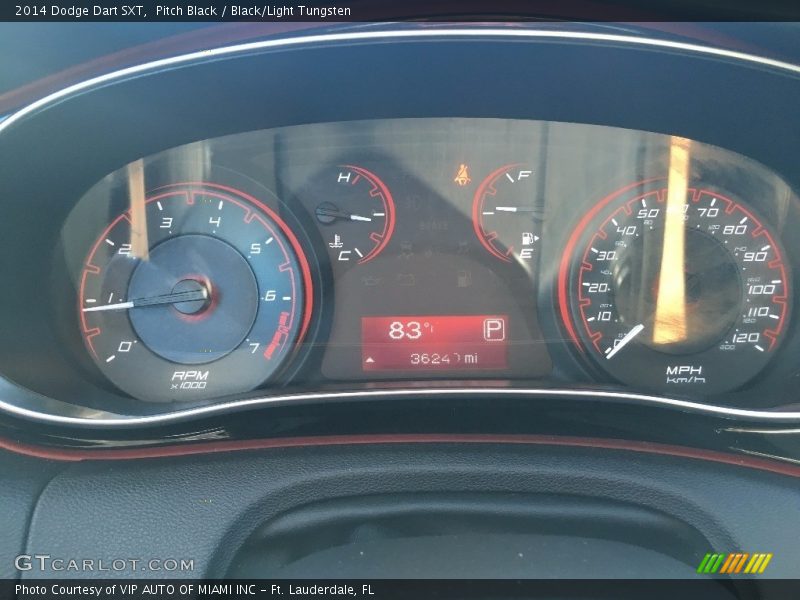 Pitch Black / Black/Light Tungsten 2014 Dodge Dart SXT