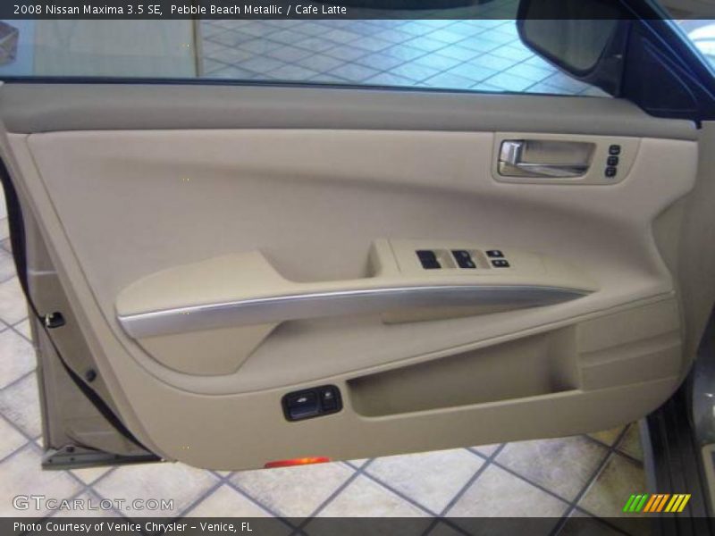 Pebble Beach Metallic / Cafe Latte 2008 Nissan Maxima 3.5 SE