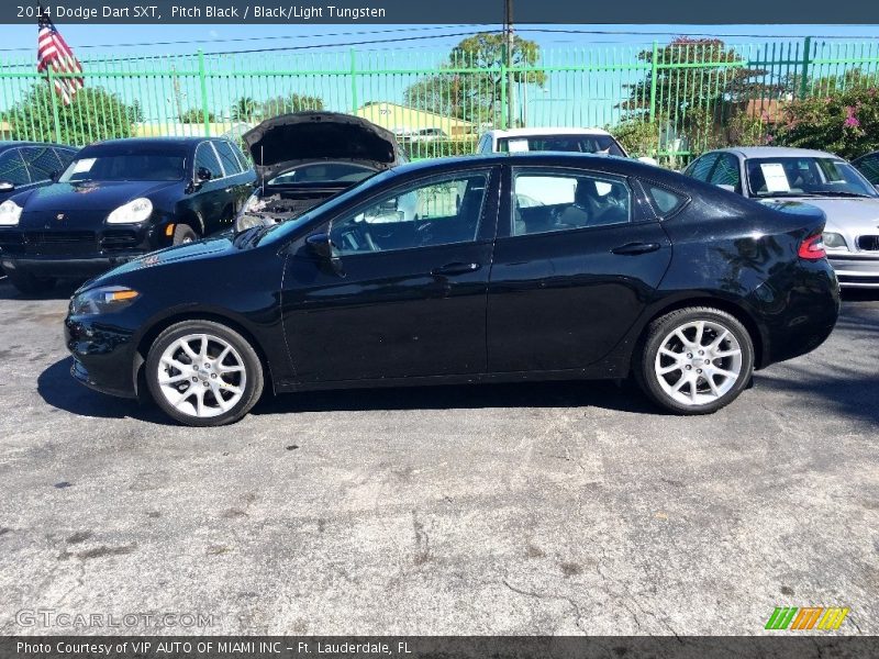 Pitch Black / Black/Light Tungsten 2014 Dodge Dart SXT