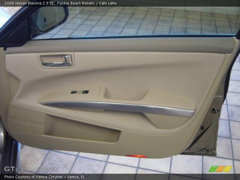Pebble Beach Metallic / Cafe Latte 2008 Nissan Maxima 3.5 SE