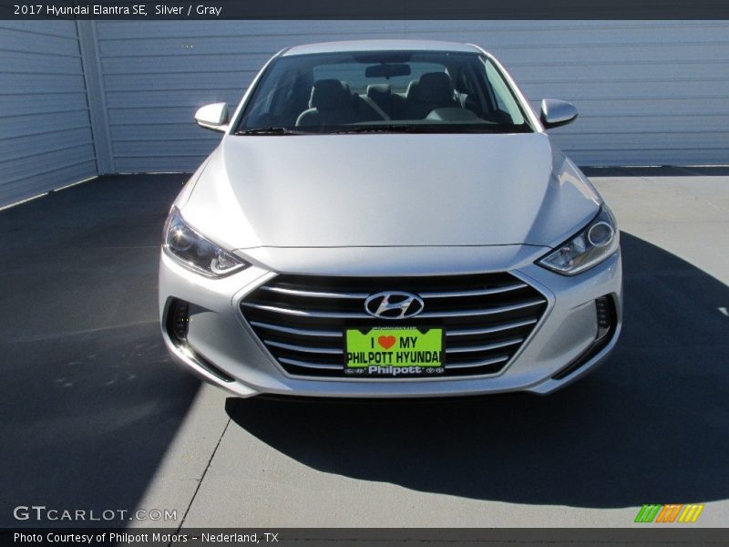 Silver / Gray 2017 Hyundai Elantra SE