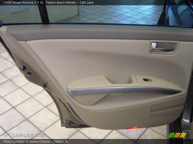 Pebble Beach Metallic / Cafe Latte 2008 Nissan Maxima 3.5 SE