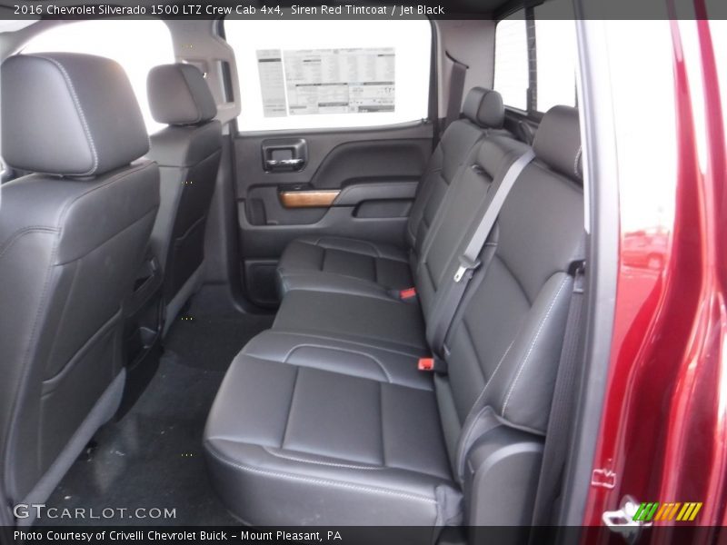 Siren Red Tintcoat / Jet Black 2016 Chevrolet Silverado 1500 LTZ Crew Cab 4x4