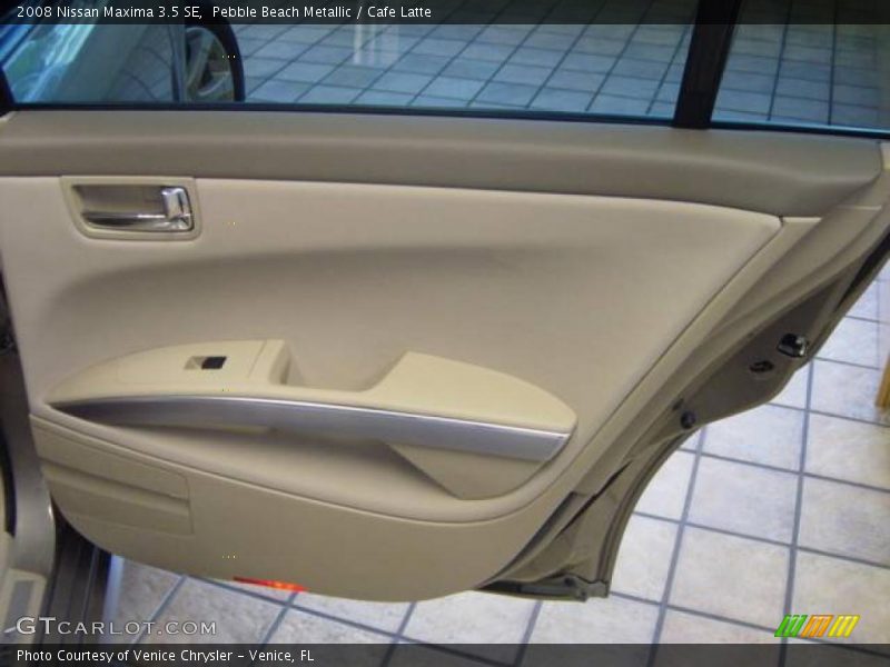 Pebble Beach Metallic / Cafe Latte 2008 Nissan Maxima 3.5 SE