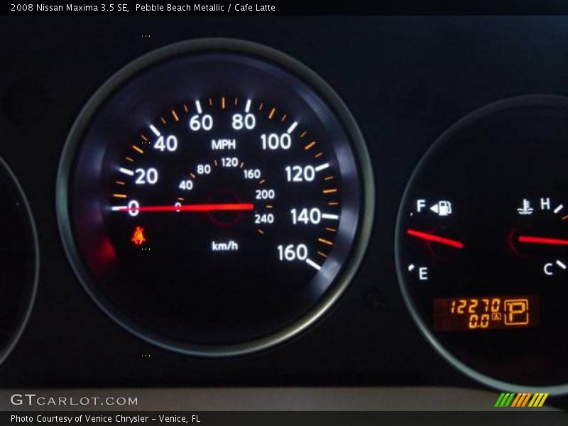 Pebble Beach Metallic / Cafe Latte 2008 Nissan Maxima 3.5 SE