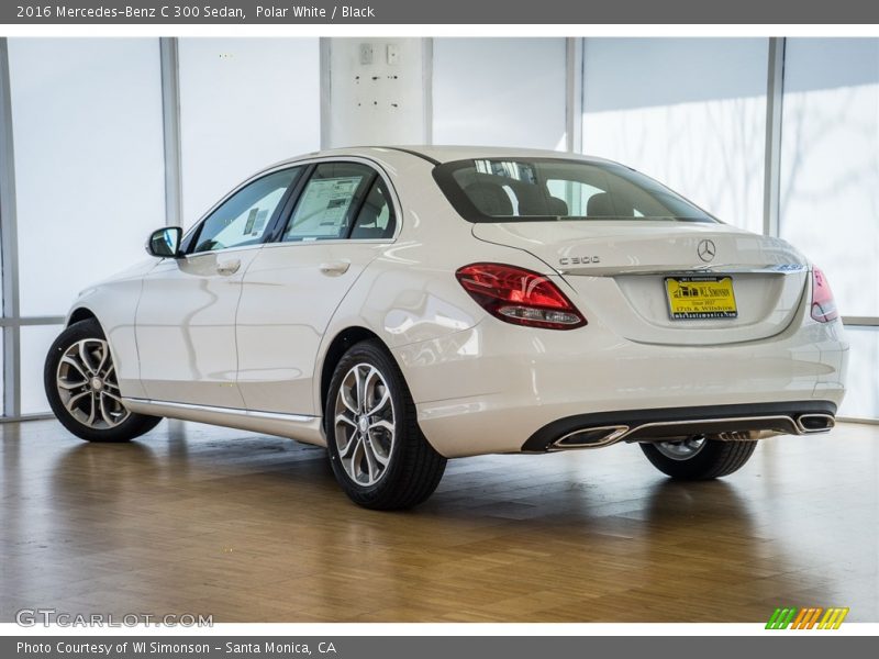 Polar White / Black 2016 Mercedes-Benz C 300 Sedan