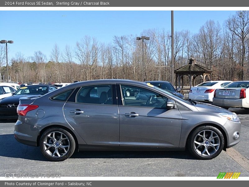 Sterling Gray / Charcoal Black 2014 Ford Focus SE Sedan