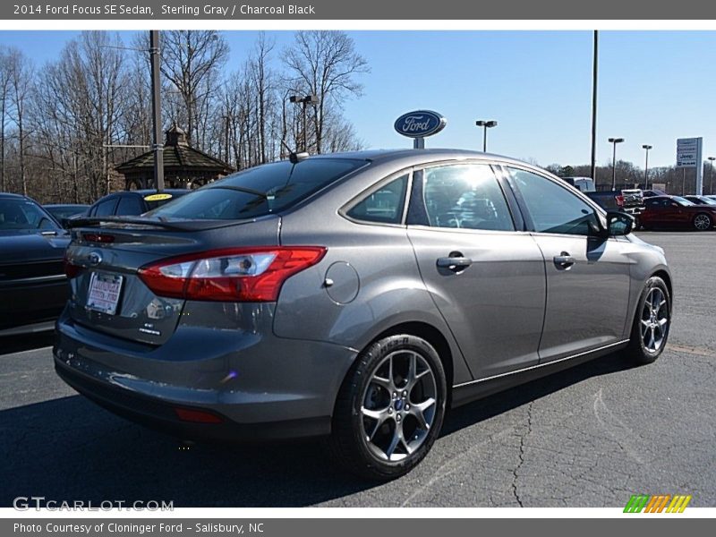 Sterling Gray / Charcoal Black 2014 Ford Focus SE Sedan