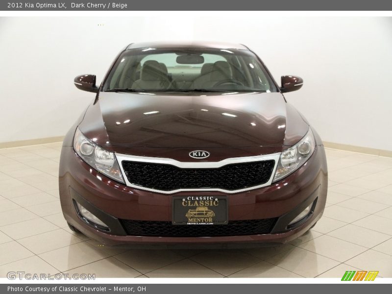 Dark Cherry / Beige 2012 Kia Optima LX