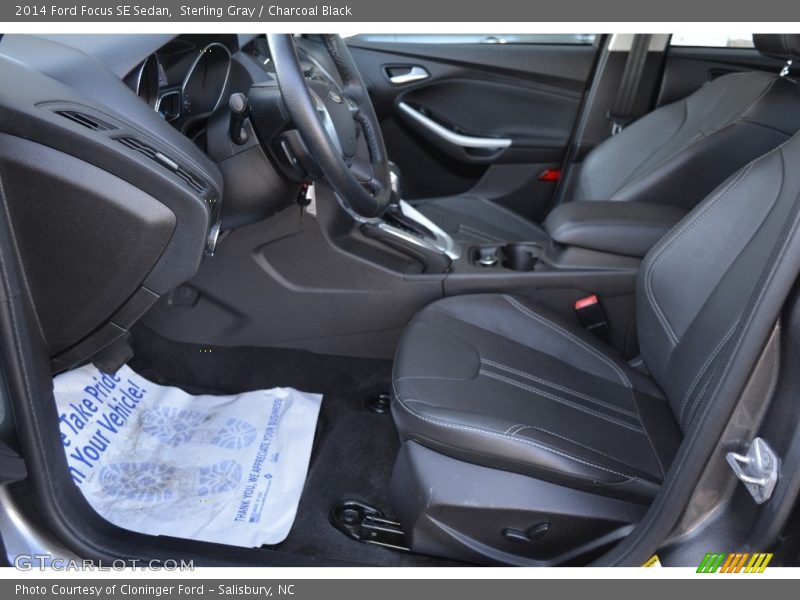 Sterling Gray / Charcoal Black 2014 Ford Focus SE Sedan