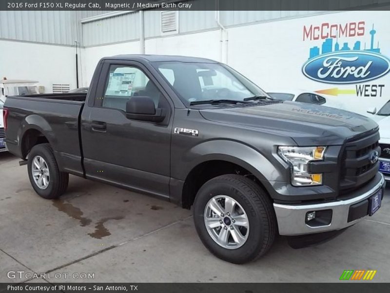 Magnetic / Medium Earth Gray 2016 Ford F150 XL Regular Cab