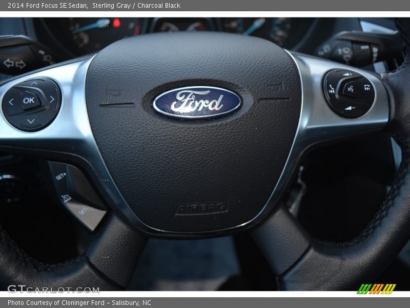 Sterling Gray / Charcoal Black 2014 Ford Focus SE Sedan