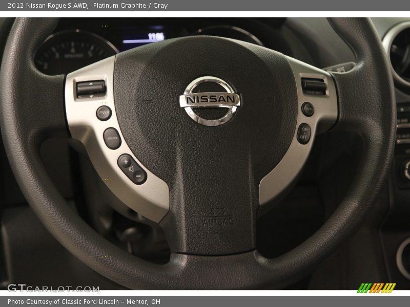 Platinum Graphite / Gray 2012 Nissan Rogue S AWD