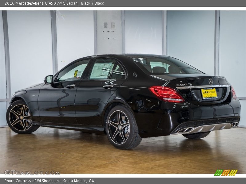 Black / Black 2016 Mercedes-Benz C 450 AMG Sedan