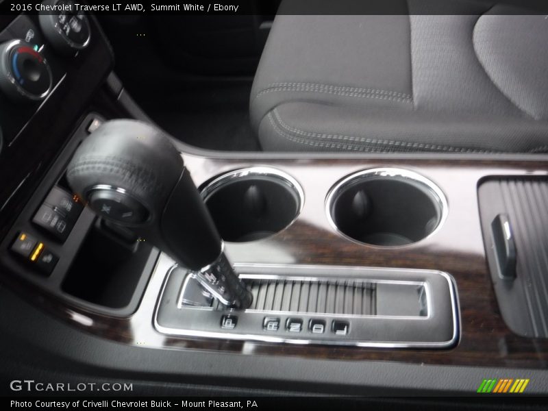 Summit White / Ebony 2016 Chevrolet Traverse LT AWD