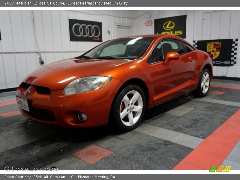 Sunset Pearlescent / Medium Gray 2007 Mitsubishi Eclipse GT Coupe