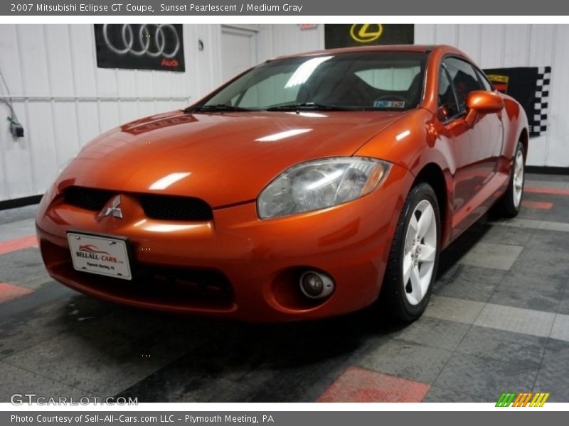 Sunset Pearlescent / Medium Gray 2007 Mitsubishi Eclipse GT Coupe