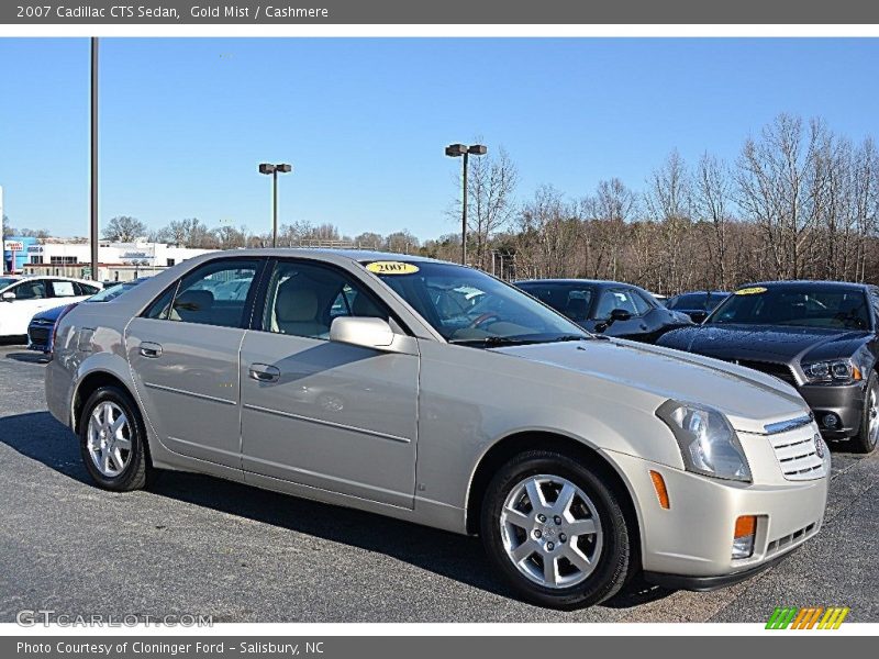 Gold Mist / Cashmere 2007 Cadillac CTS Sedan
