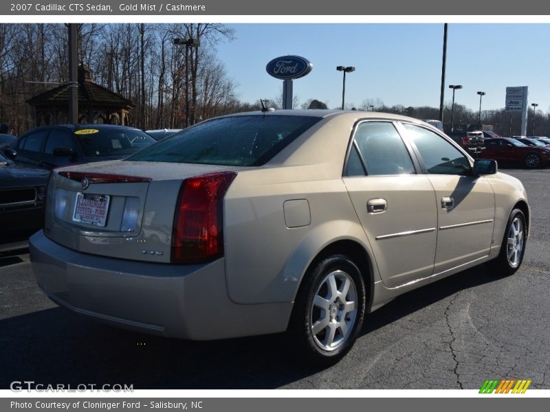 Gold Mist / Cashmere 2007 Cadillac CTS Sedan