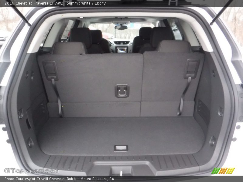 Summit White / Ebony 2016 Chevrolet Traverse LT AWD