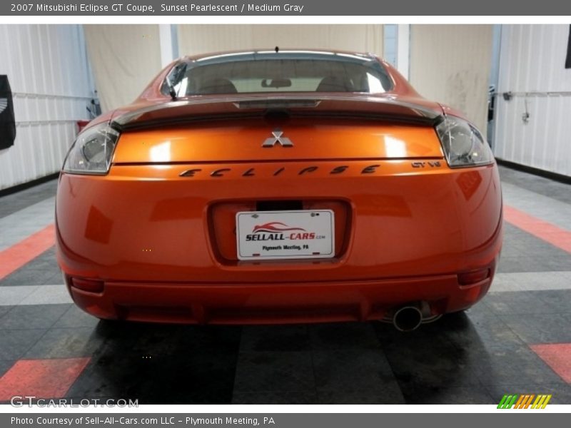 Sunset Pearlescent / Medium Gray 2007 Mitsubishi Eclipse GT Coupe