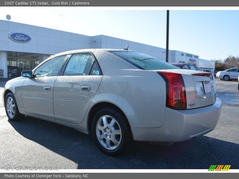 Gold Mist / Cashmere 2007 Cadillac CTS Sedan