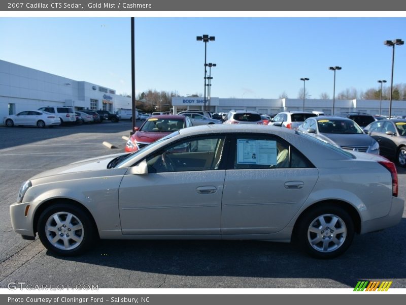 Gold Mist / Cashmere 2007 Cadillac CTS Sedan