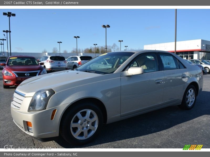 Gold Mist / Cashmere 2007 Cadillac CTS Sedan